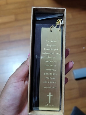 Bible Verse BOOKMARK Baptism Gift